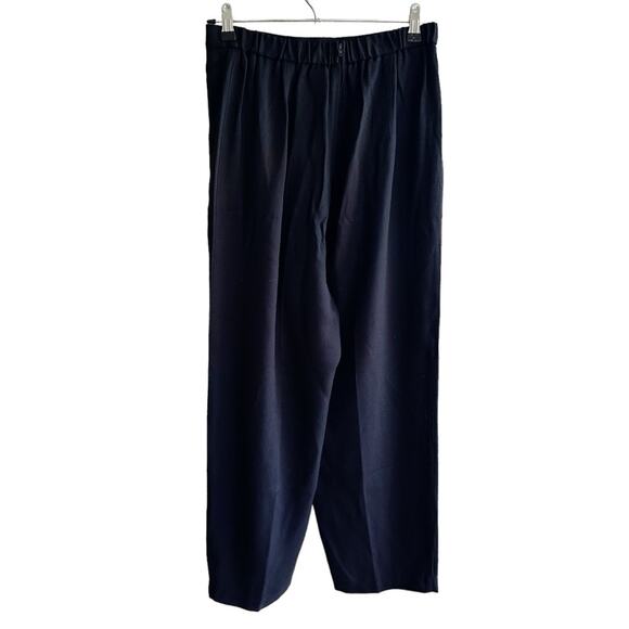 Vintage High Waisted Wide Leg Pleated Trouser Pants - Picture 1 of 4